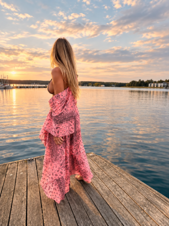 Bandana Pink Long Kimono